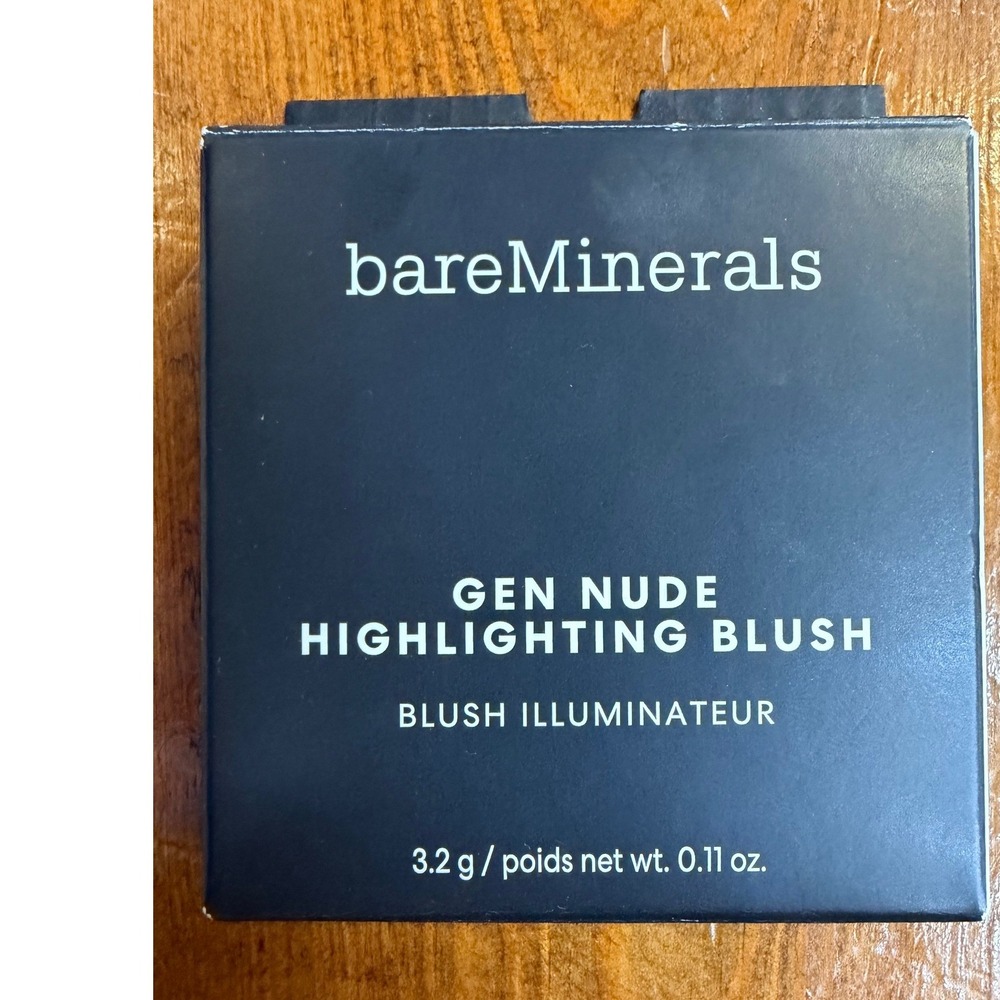 bareMinerals Gen Nude Highlighting Blush Rose Glow 3.2g Illuminator New Box